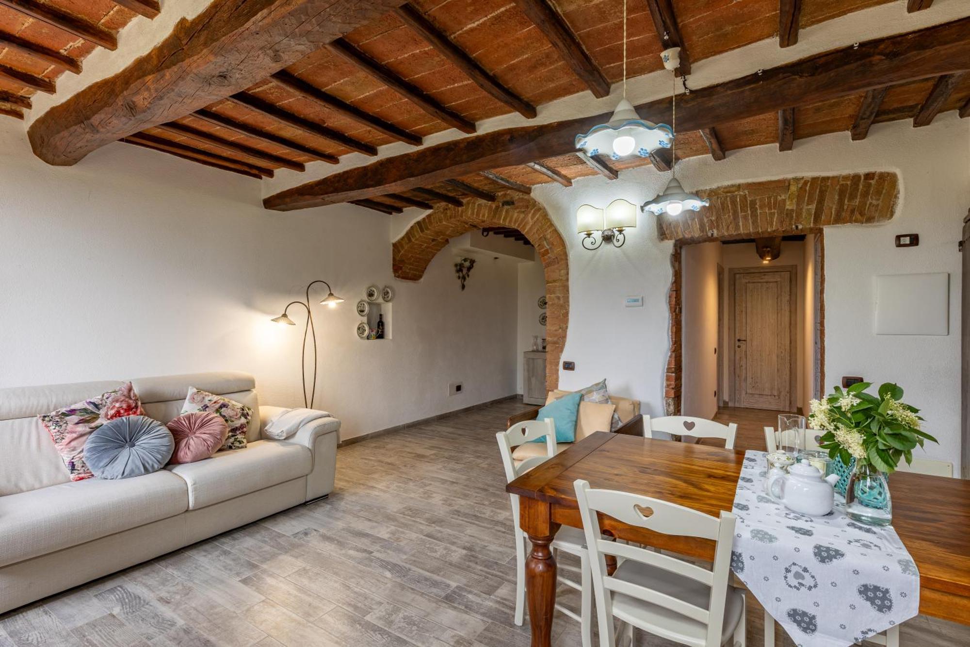Pociano 1863 - Country House With Stunning View Of Siena Lupompesi Kültér fotó